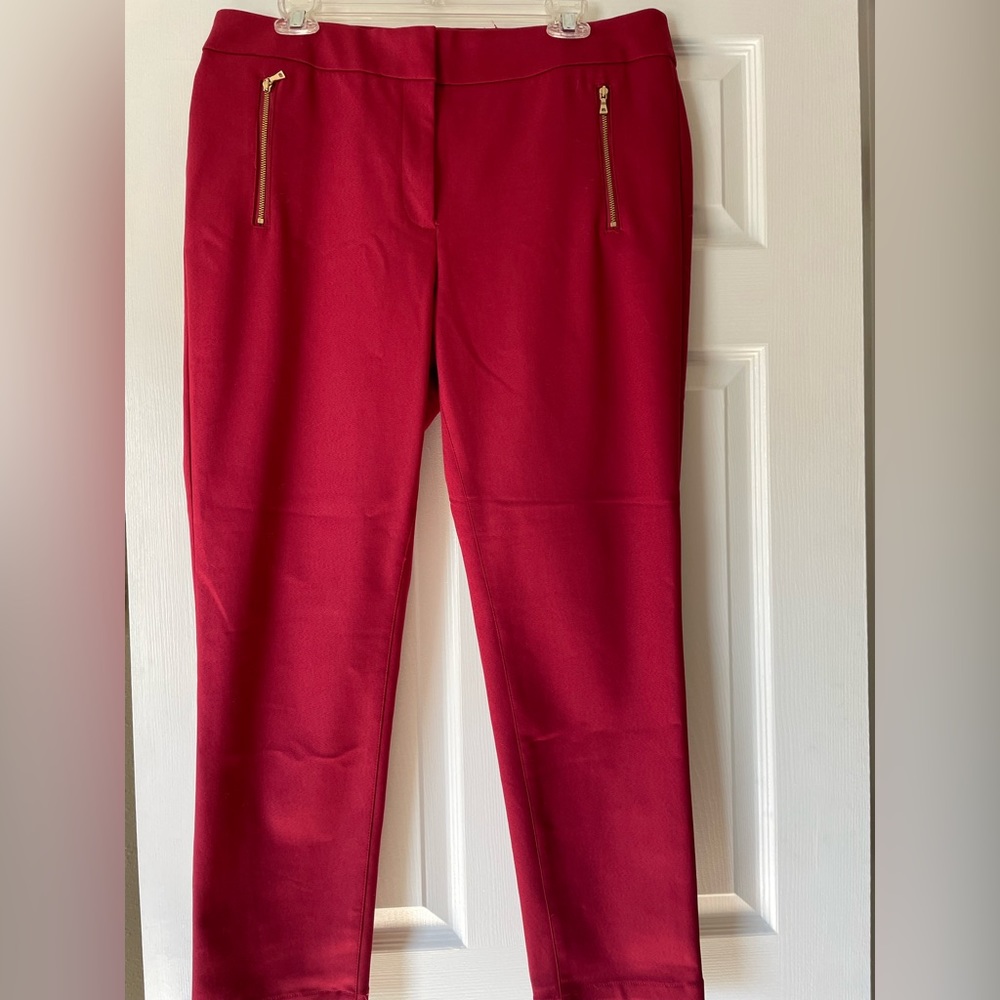 Loft Red Dress Pants